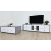 Picture of Angelica TV Stand - Grey & White