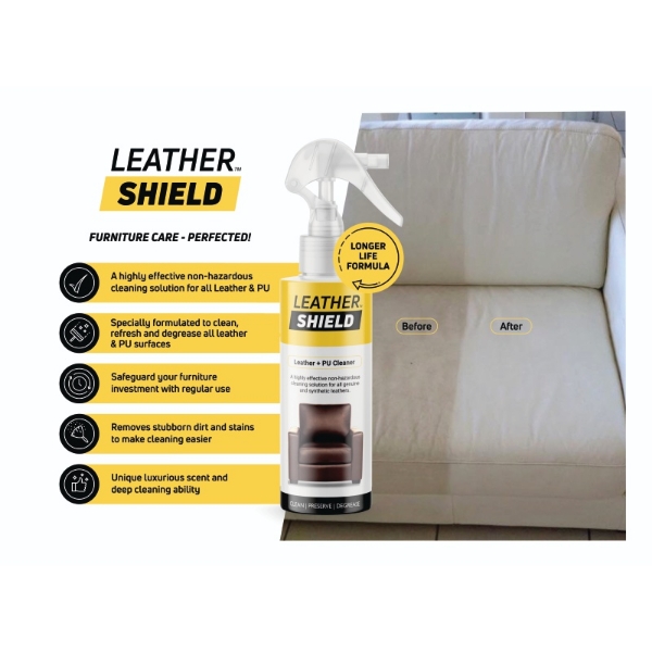 Picture of Leather Shield Leather + Pu Cleaner 250ml