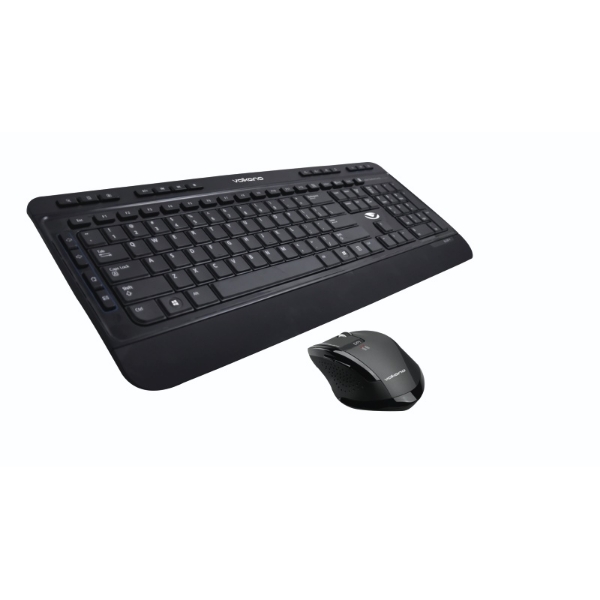 Picture of Volkano Keyboard & Mouse Wireless VK-20077-BK
