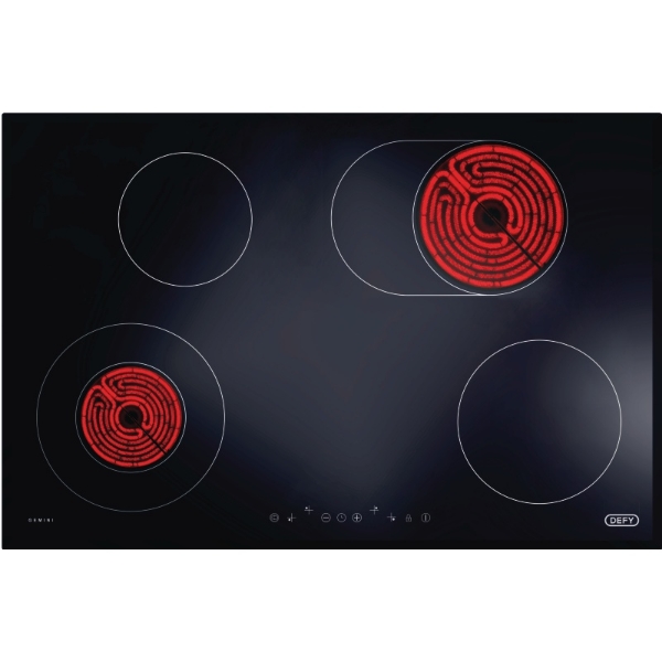 Picture of Defy 4 Plate Gemini Ceran Touch Control Hob DHD417