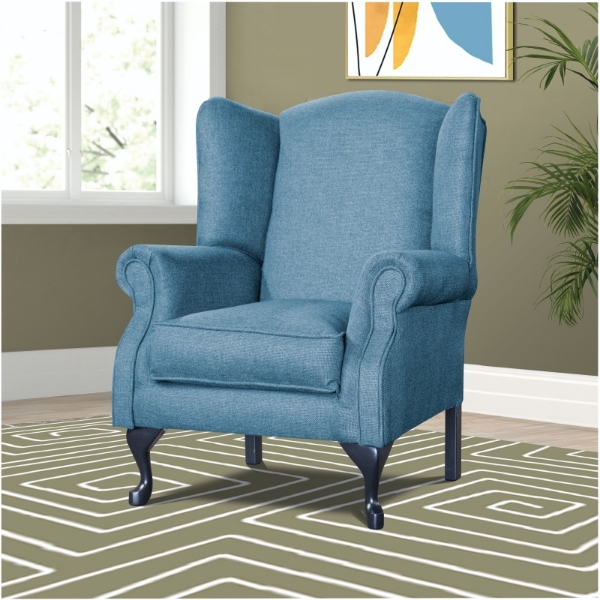 Picture of Belmont Wingback Chair - Blue