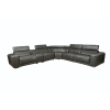 Picture of Maverick 6Pce 2 Motion Corner Lounge Suite - Shiduli Smoke