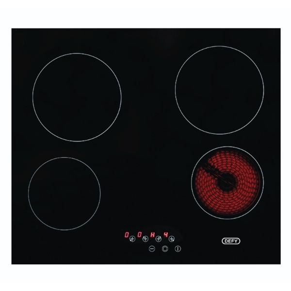 Picture of Defy 4 Plate Slimline Ceran Hob TC CP DHD406