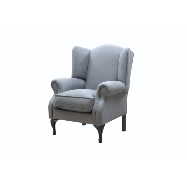 Picture of Belmont Wingback Chair - Samba Graphite