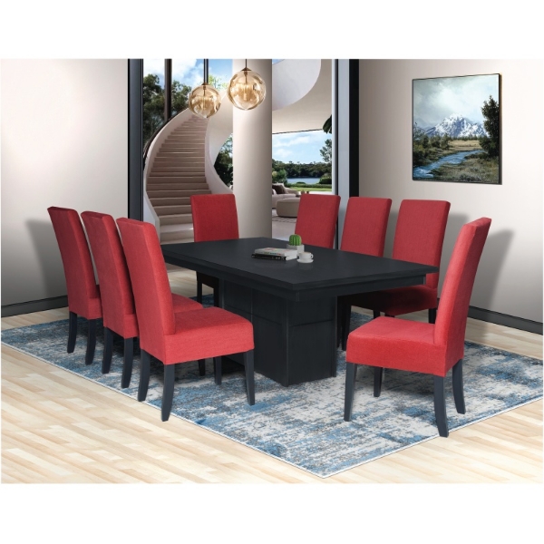 Picture of Seattle 9Pce Dining Room Suite - Red