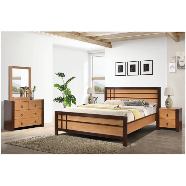 Picture of Kyra 3Pce 2 Tone Bedroom Suite