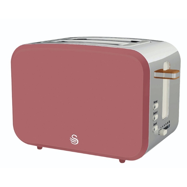 Picture of Swan 2 Slice Toaster SNT2FR - Fuchsia Rose