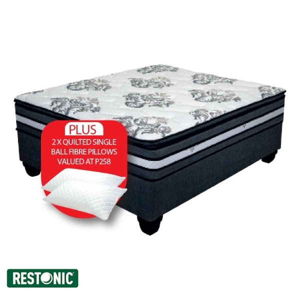 Picture of Restonic Indigo 152cm Plush B/Set + 2 Pillows