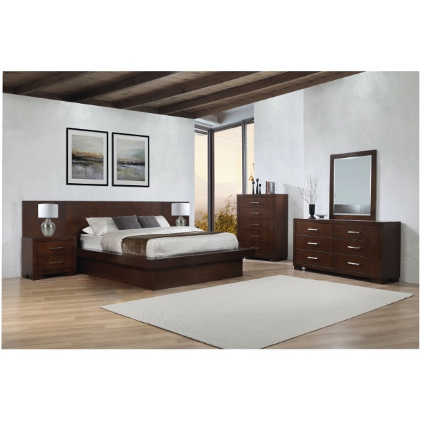 Picture of Isabella Dresser + Mirror - Brown