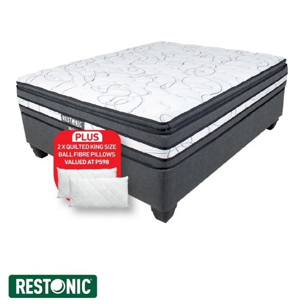 Picture of Restonic Mojave 152cm Plush B/Set + 2 Pillows