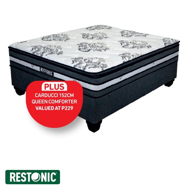 Picture of Restonic Indigo 152cm Plush B/Set + Comforter