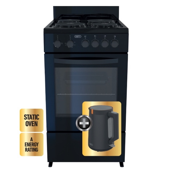 Picture of Defy Compact Freestanding 4 Plate Stove DSS554+kettle